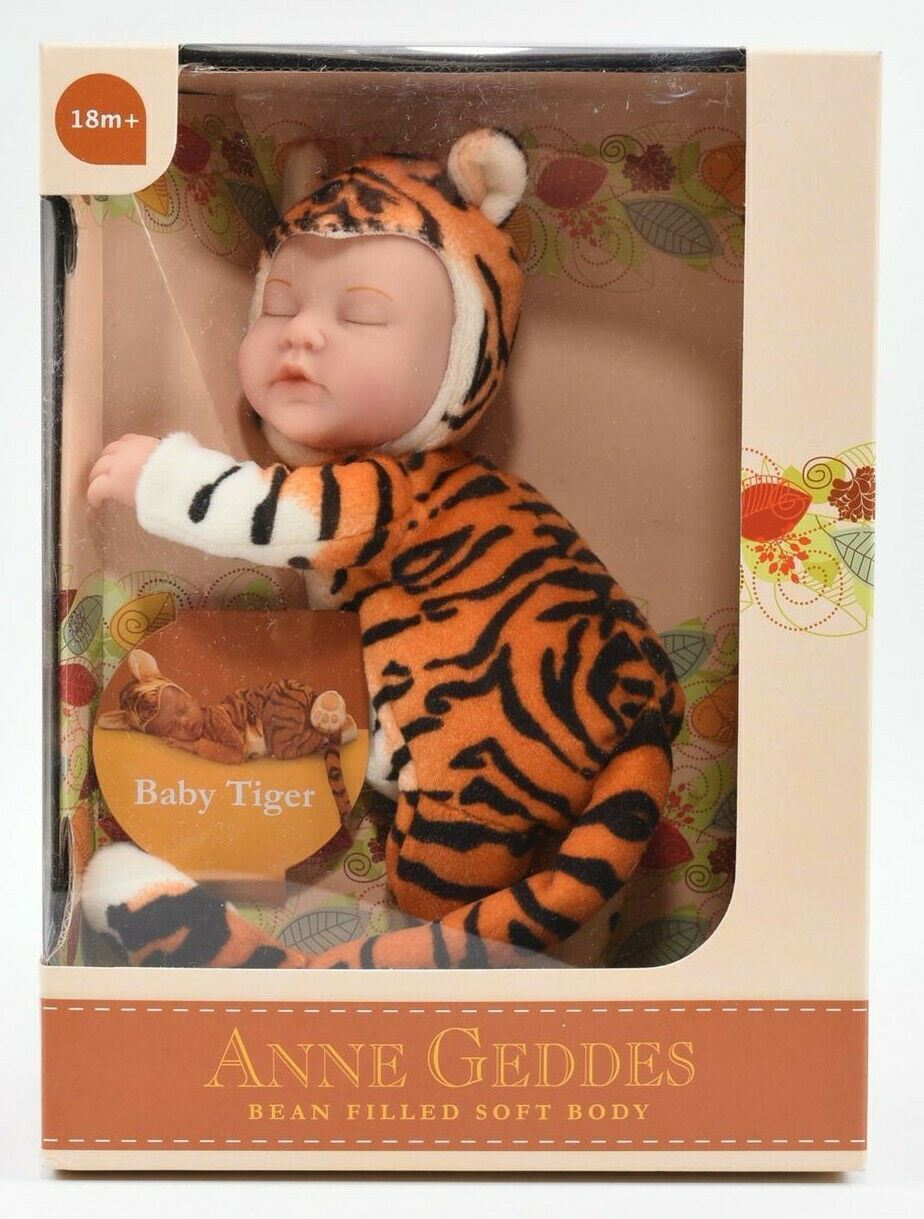 ANNE GEDDES 'Baby Tiger' Bean Filled Soft Doll