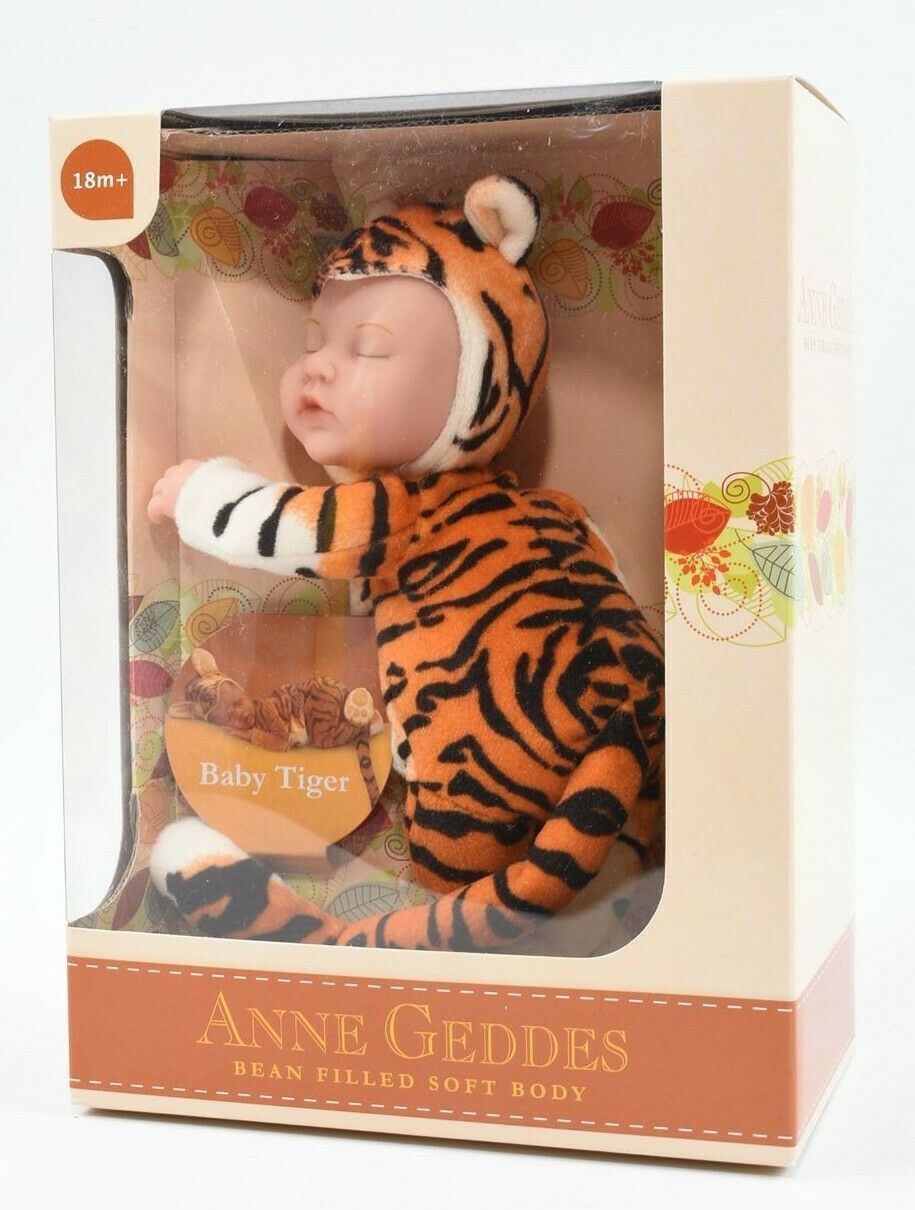 ANNE GEDDES 'Baby Tiger' Bean Filled Soft Doll