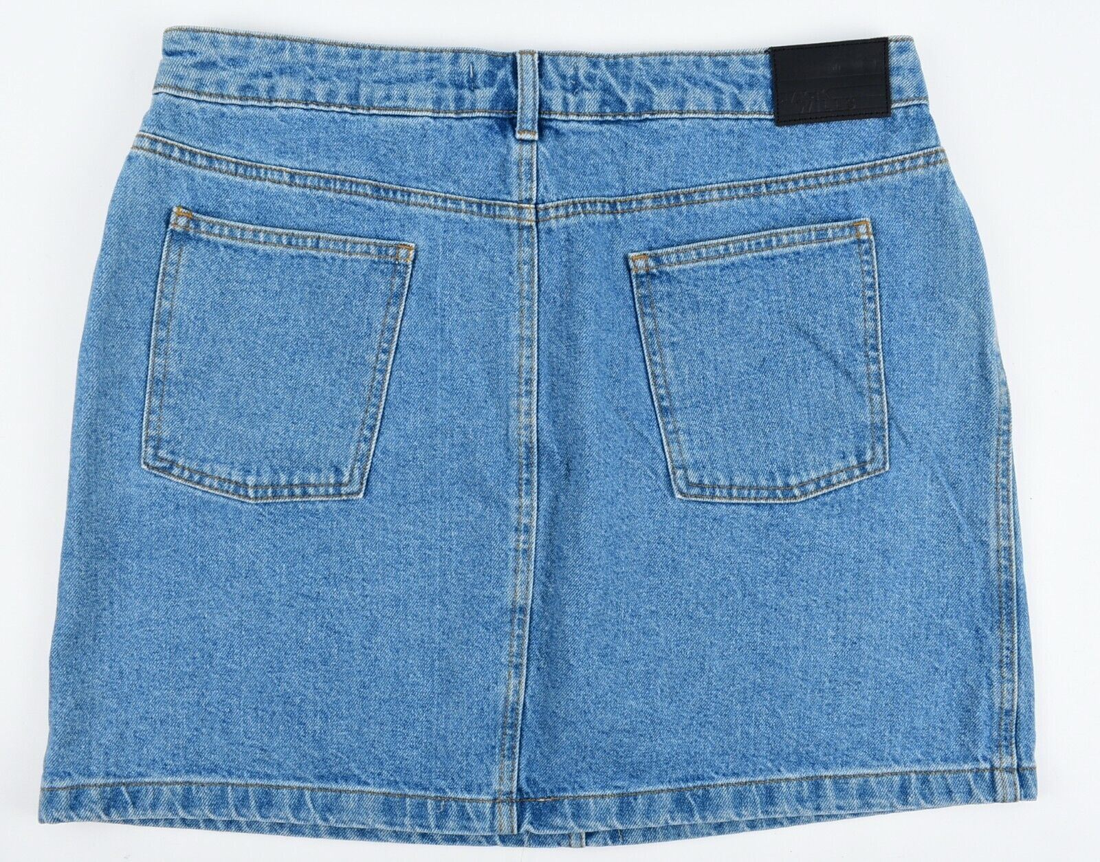 JACK WILLS Women's ROXY Denim Mini Skirt, Blue, size UK 16