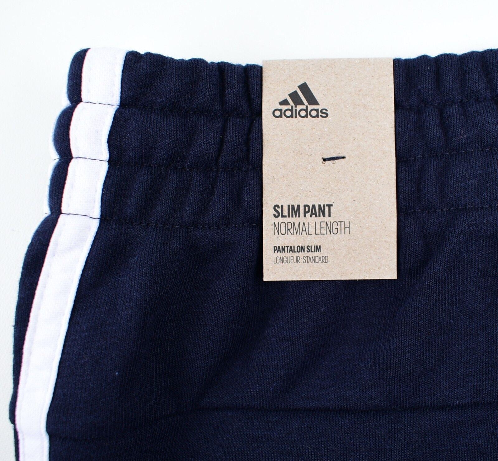 ADIDAS Women's Slim Leg Cuffed Joggers, Crew Navy Blue, size XS (UK 4-6)