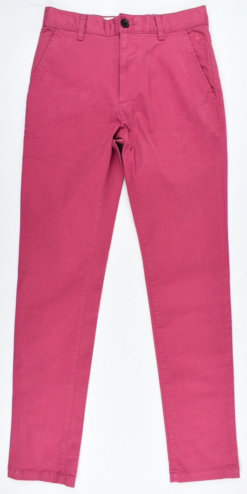 JACK WILLS Men's SLIM-SKINNY FIT Chino Trousers Pants, Damson Red, size W28 R