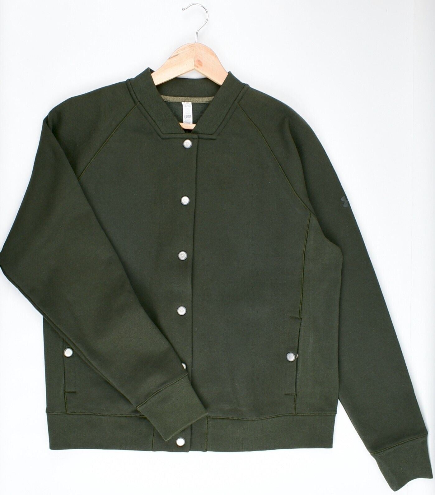 UNDER ARMOUR Women's Chaqueta Bomber Jacket, Green, size XL /UK 16