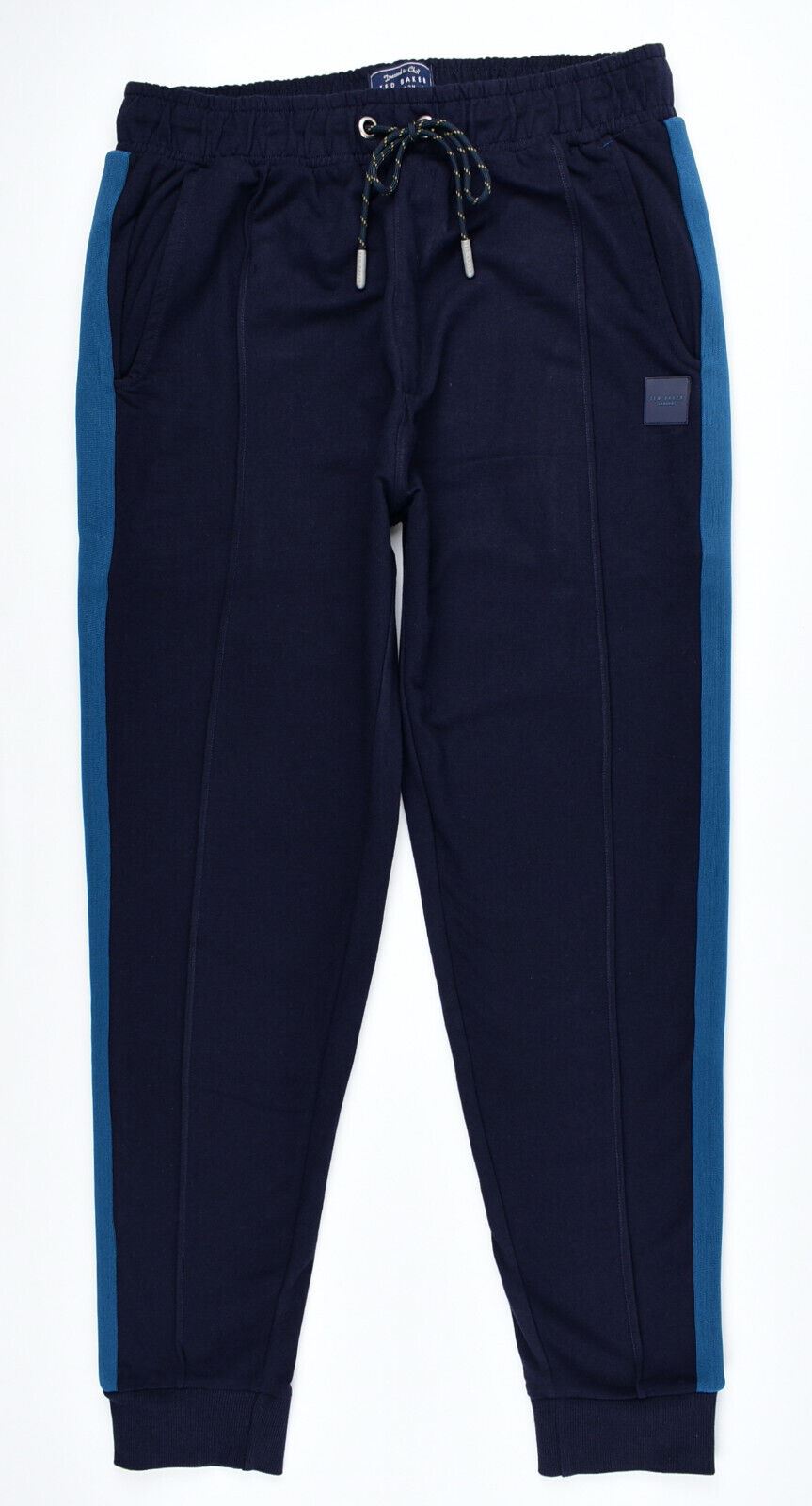 TED BAKER Men's French Terry Joggers, Lounging Pants, Navy Blue, Ted size 5 /XL