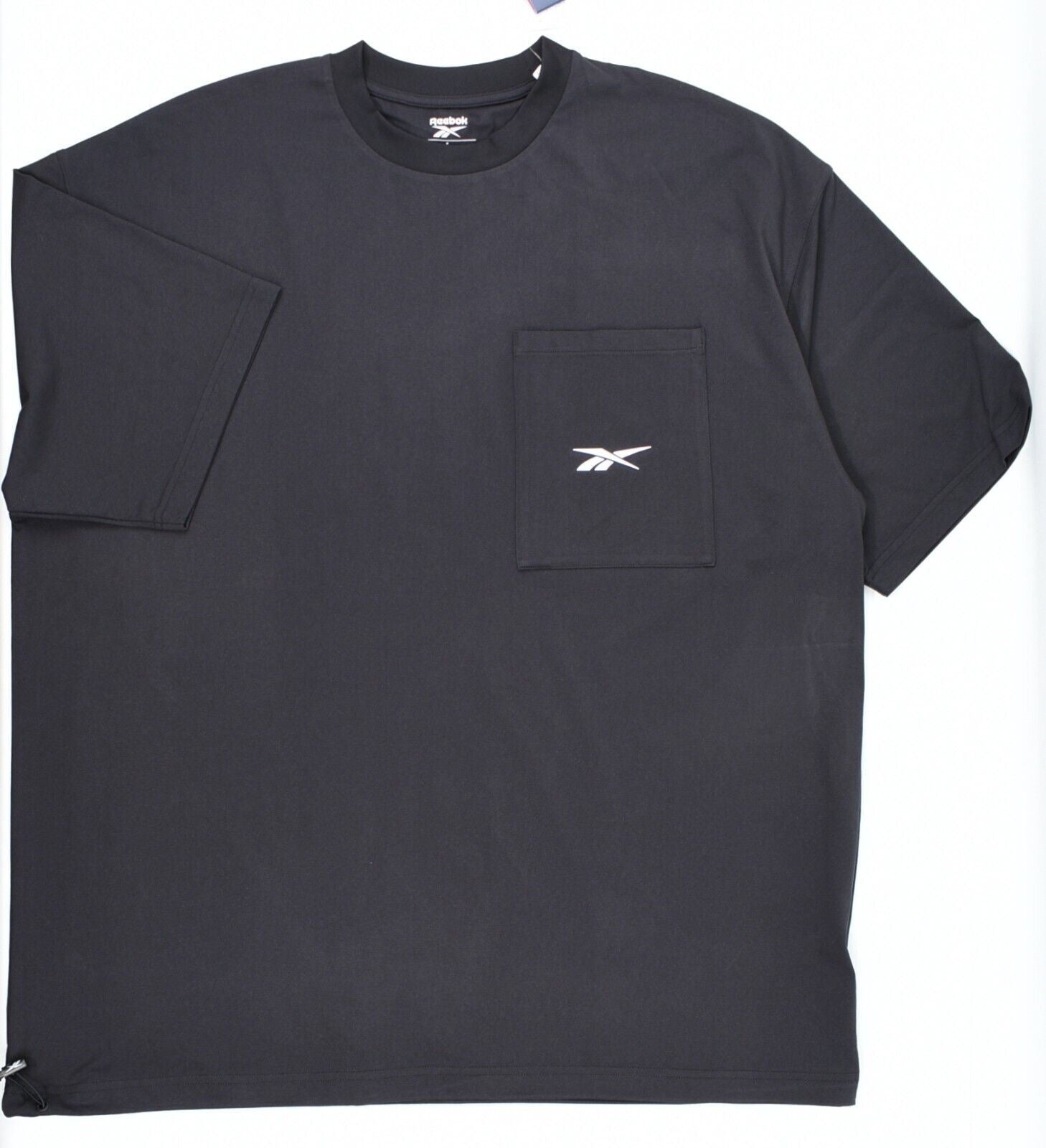 REEBOK Activewear: Men's VECTOR TEE, Black T-shirt, size L-XL