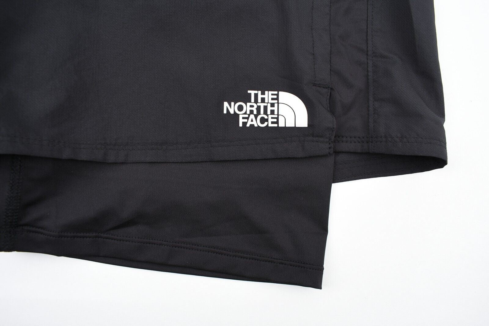 THE NORTH FACE Men's 2-in-1 Active Trail Dual Shorts, Black, size XL