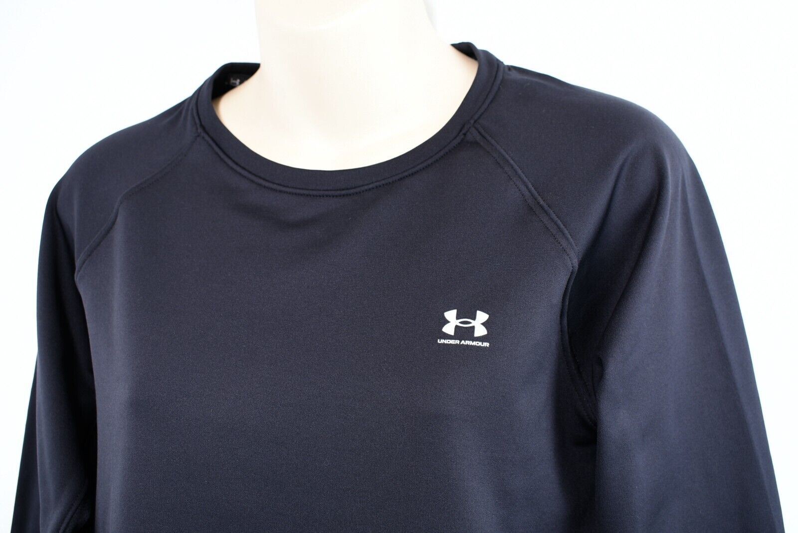 UNDER ARMOUR Women's ColdGear Long Sleeve BASELAYER TOP, Black size XL /UK 16