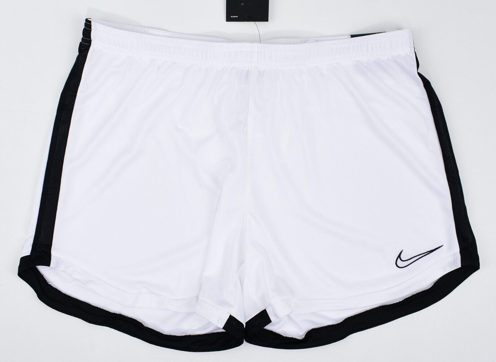 NIKE Women's DriFit Academy Football /Training Shorts, White/Black, size XL