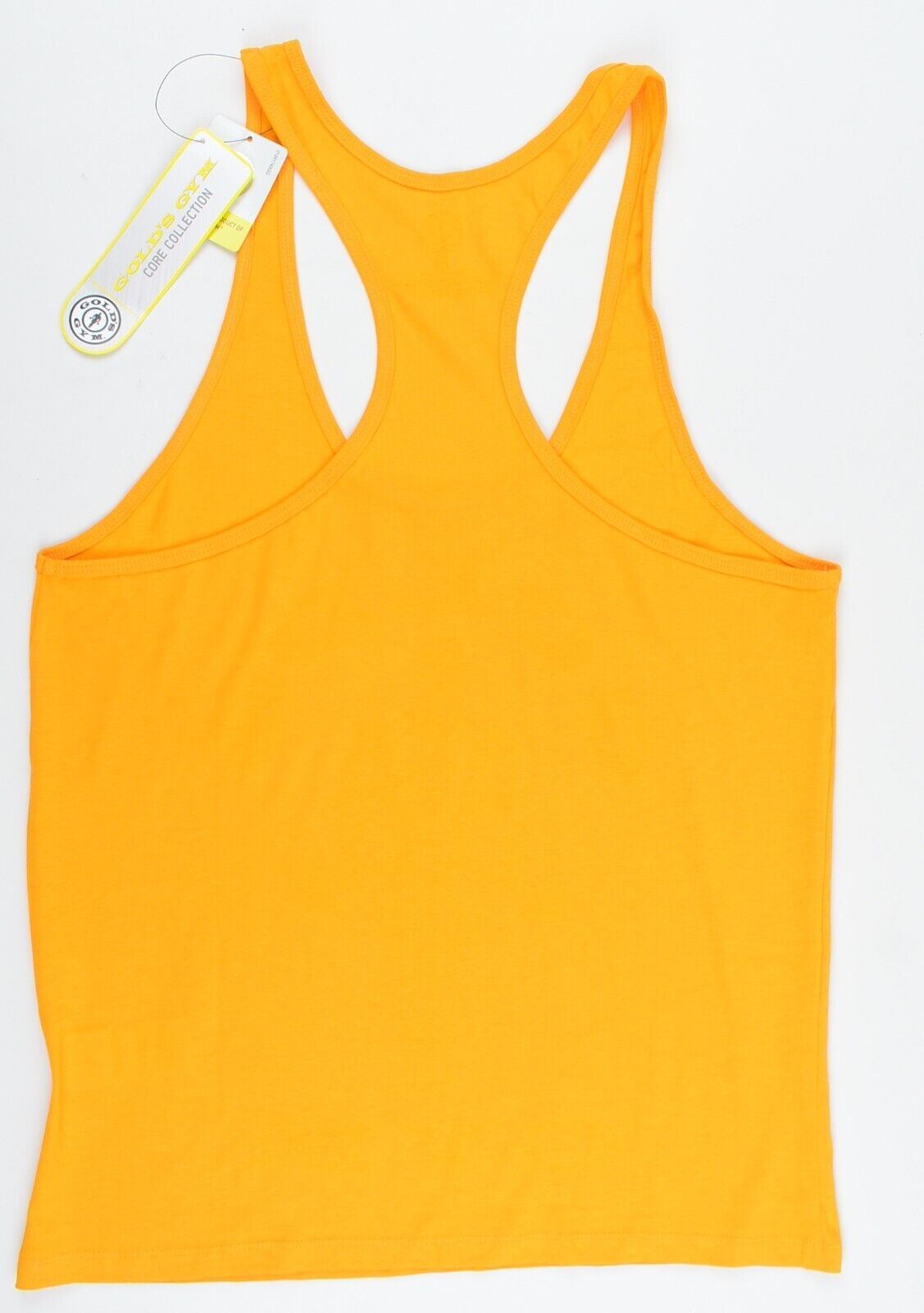 GOLD'S GYM Core Collection Men's MUSCLE JOE Vest Top, Gold Yellow, size XL