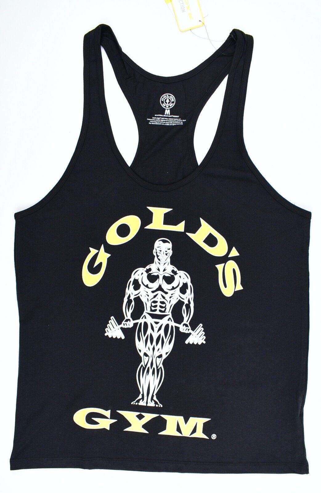 GOLD'S GYM Core Collection Men's MUSCLE JOE Vest Top, Black, size L