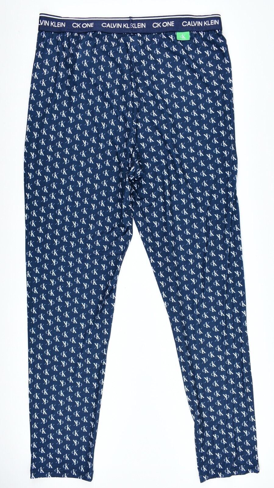CALVIN KLEIN Women's Lounge Leggings Pants, Pyjama Bottoms, Blue/Monogram size M