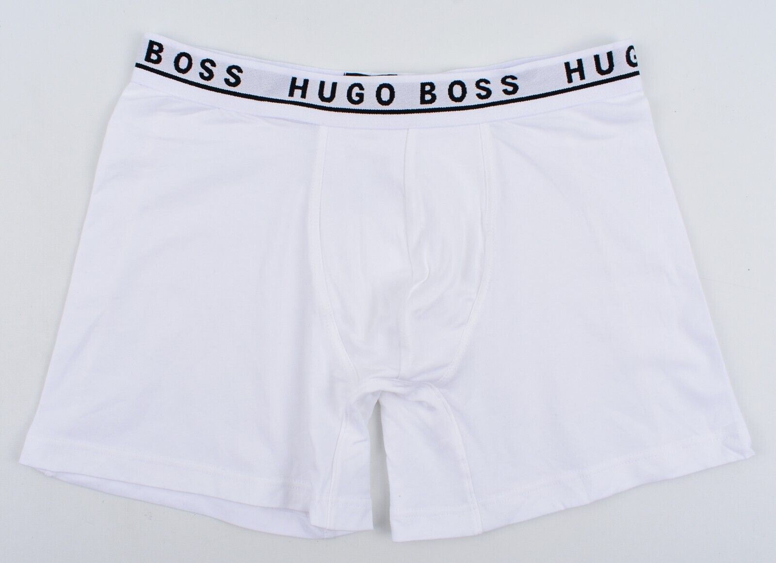 HUGO BOSS Underwear: Men's 3-pk Boxer Briefs, White, size MEDIUM