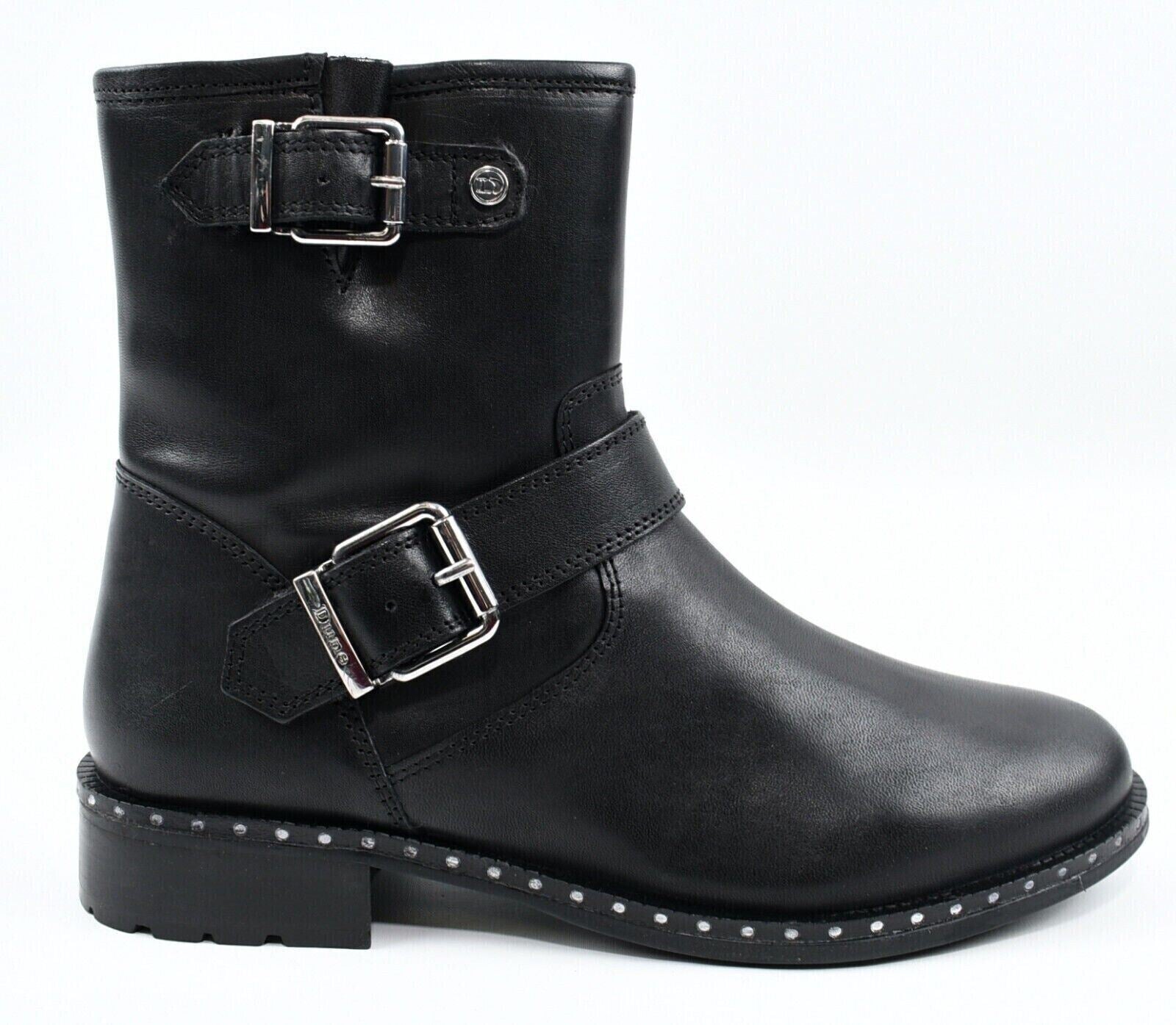 DUNE Women's RIKER 2 Boots, Genuine Leather, Black, size UK 5 /EU 38