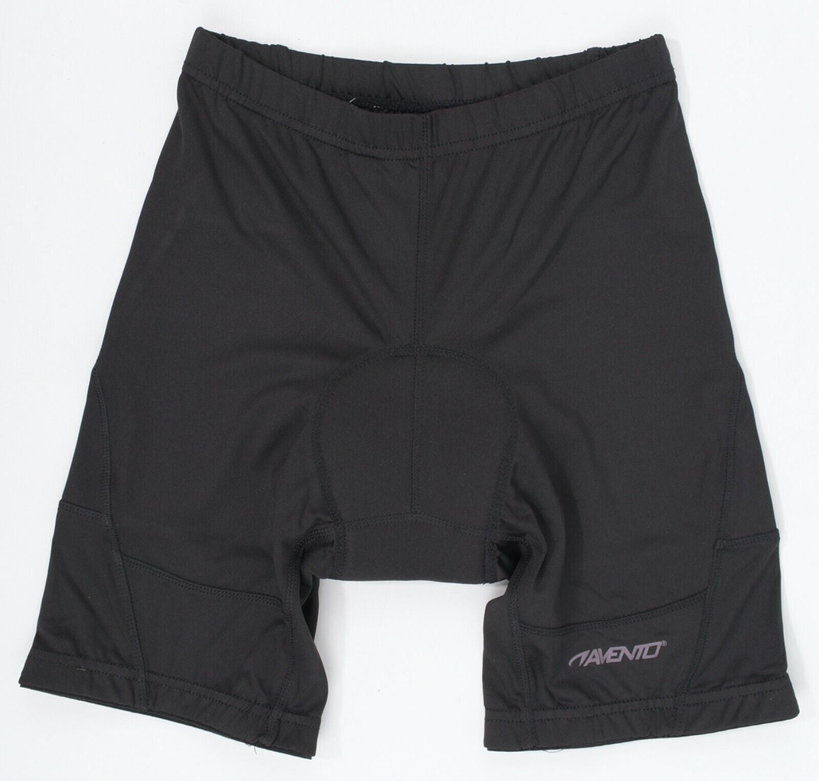 AVENTO Men's Padded Cycling Shorts, Black, size SMALL