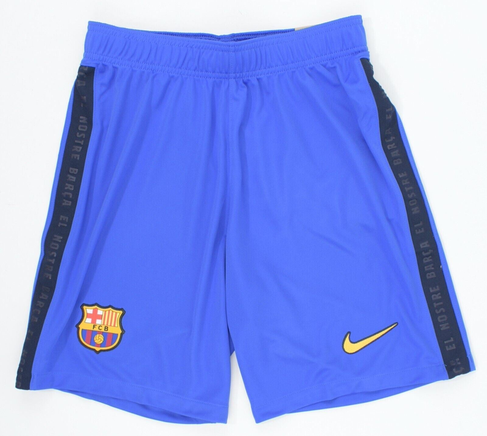 NIKE Men's F.C. Barcelona 2021/22 Stadium Third Football Shorts, Blue, size S