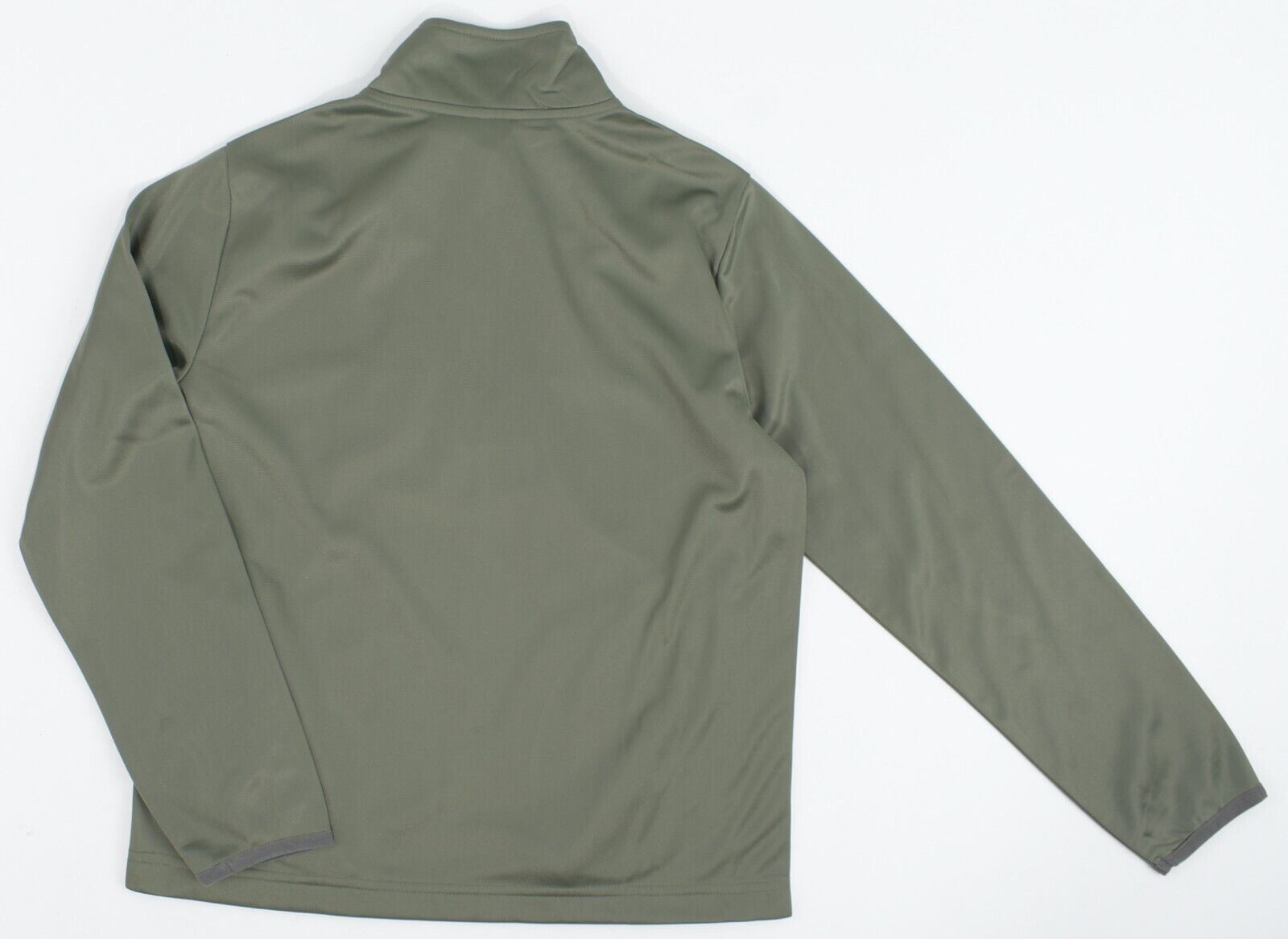 LONSDALE Kids' 1/3 Zip Sweatshirt Top, Khaki Green, size 9-10 years