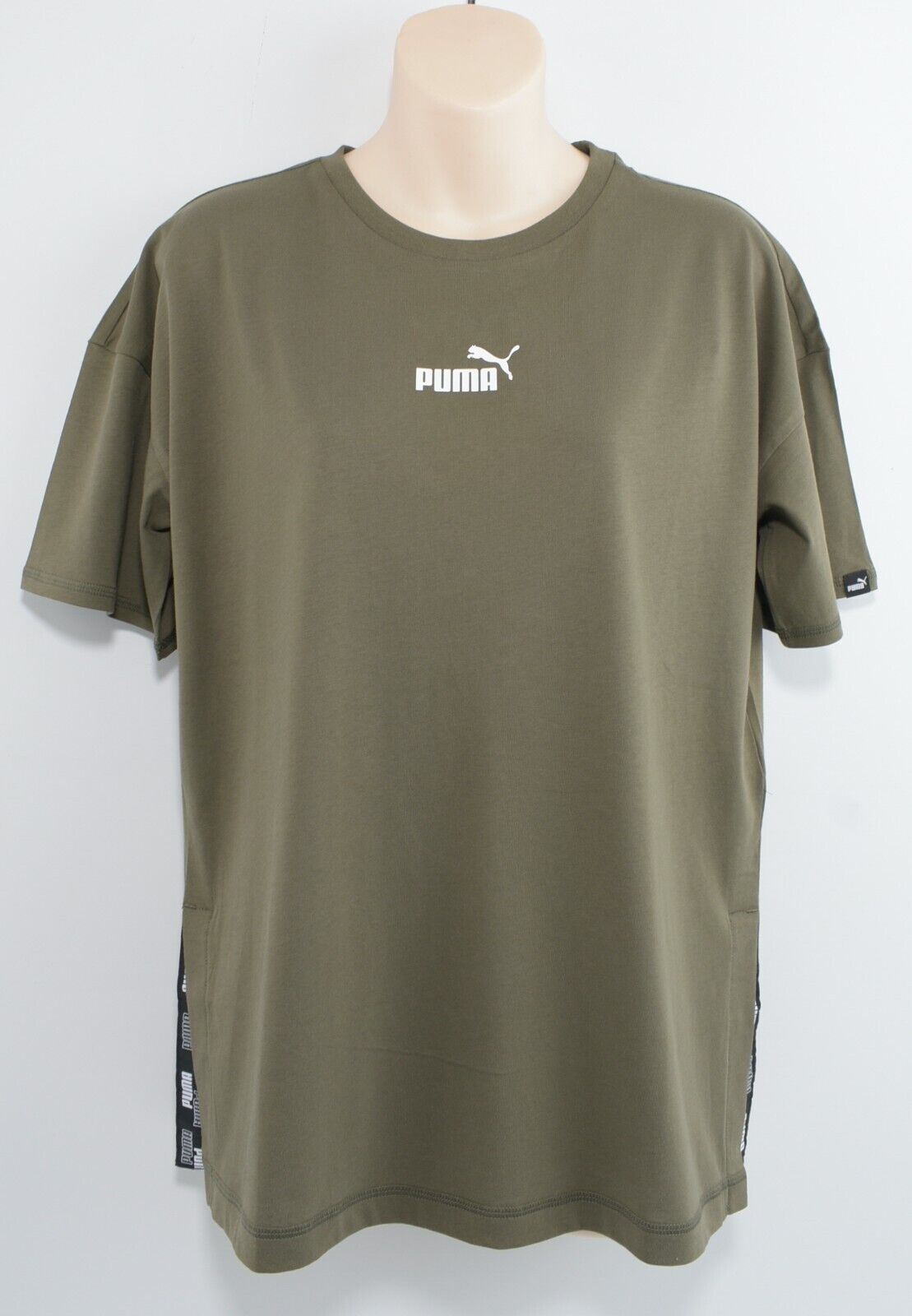 PUMA Womens Power Tee, Relaxed Fit Grape Leaf, size M /UK 12