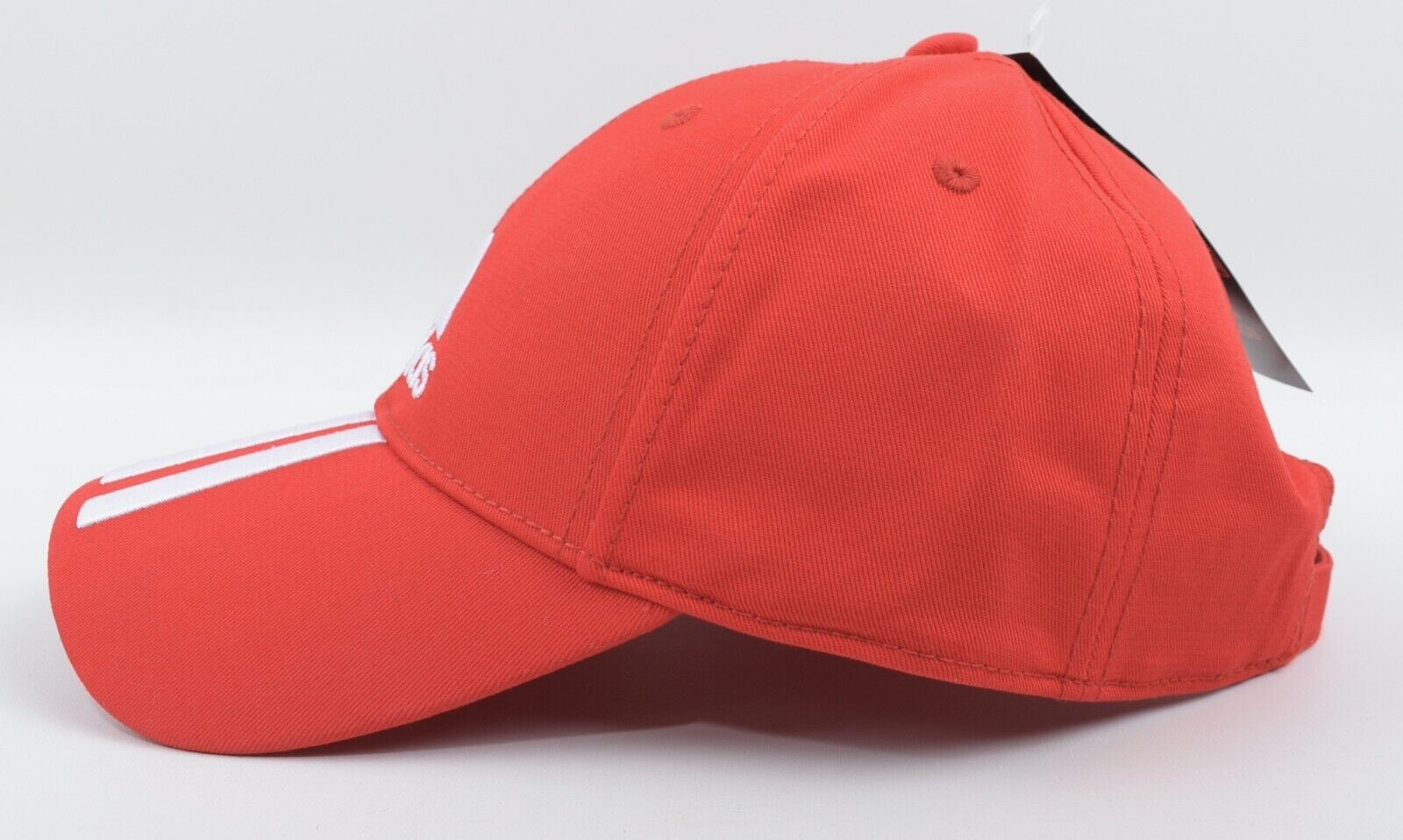 ADIDAS Mens Womens Logo Baseball Cap, Hat, Scarlet Red, One Size Adult
