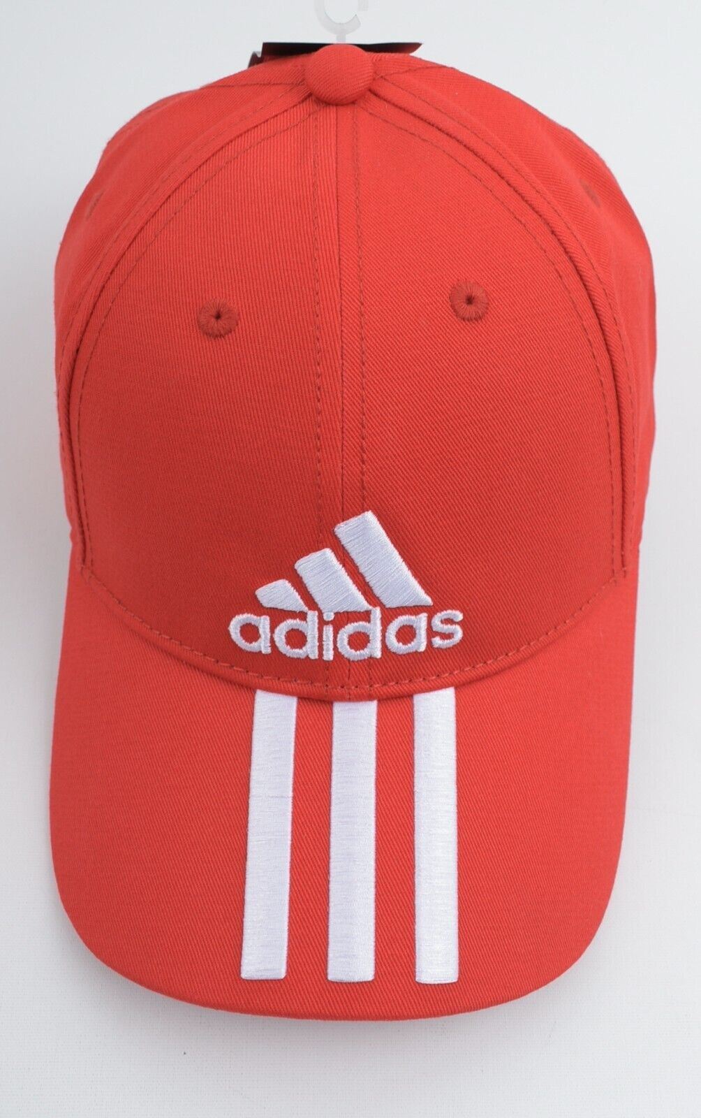 ADIDAS Mens Womens Logo Baseball Cap, Hat, Scarlet Red, One Size Adult