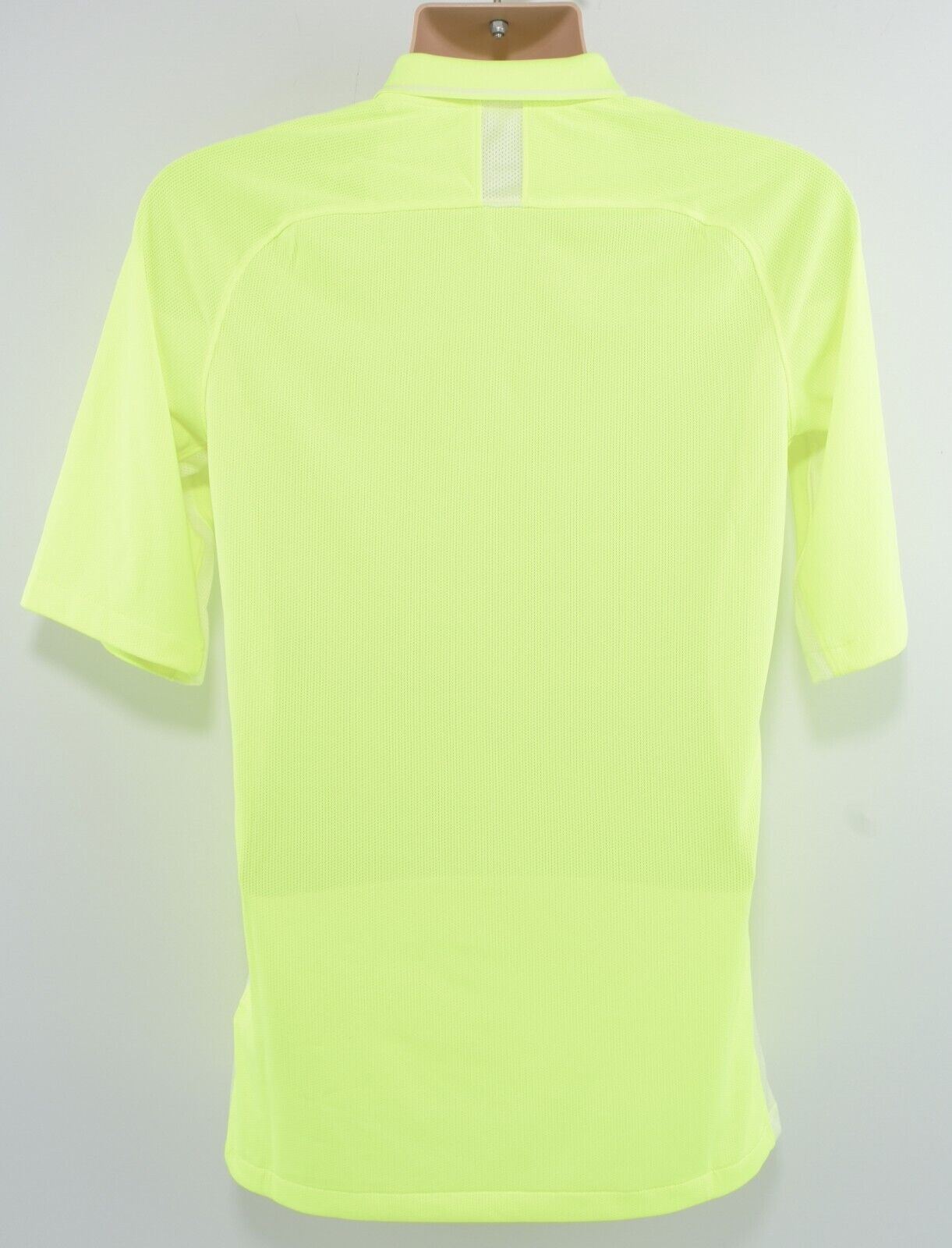 NIKE Mens Football Referee Dri-Fit Polo Shirt, T-shirt, Volt, size S