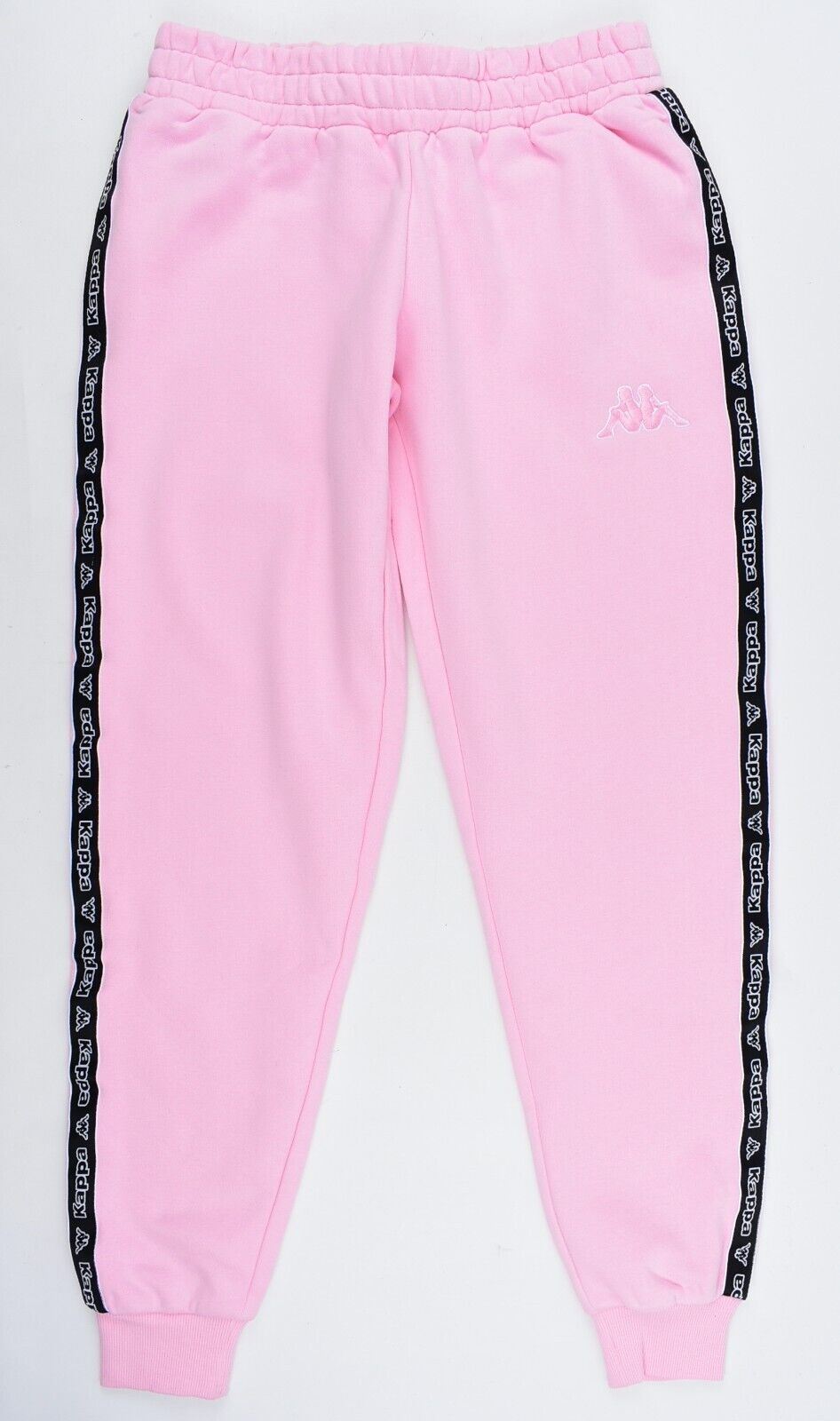 KAPPA Womens Side Tape Fleece Lined Joggers /Sweatpants, Pink, size XS /UK 8