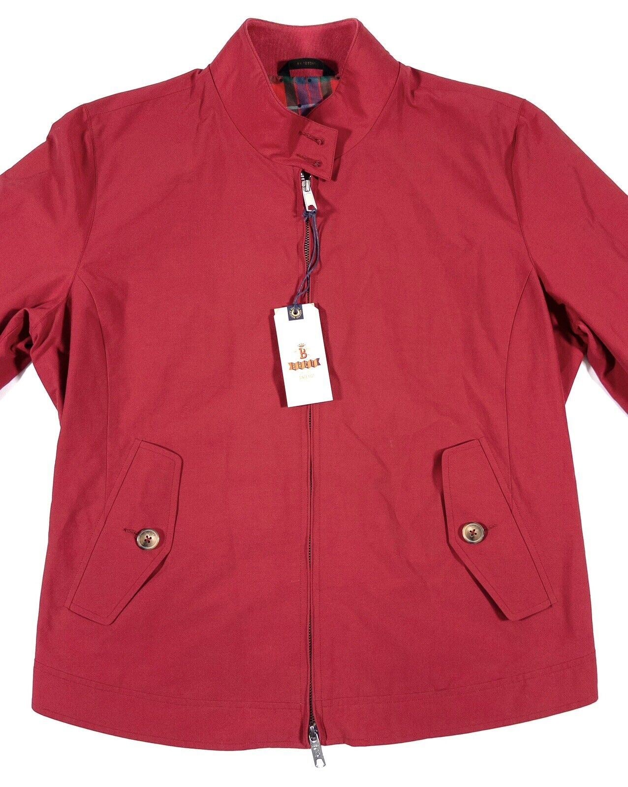 BARACUTA Women's Jacket Bomber Coat Red Size UK 18