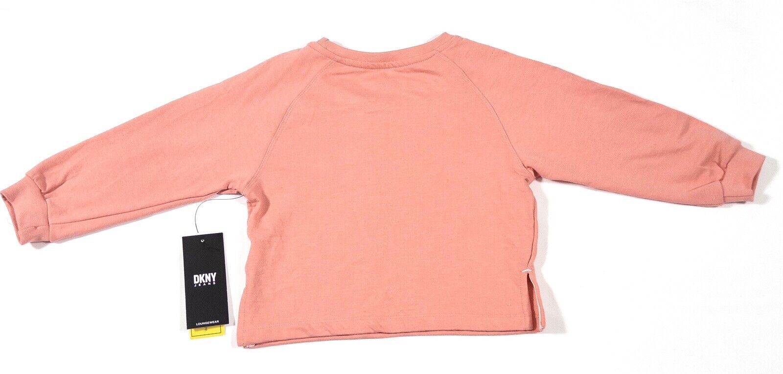 DKNY JEANS Girls Infants Pink Jumper Sweatshirt Size UK 24 Months