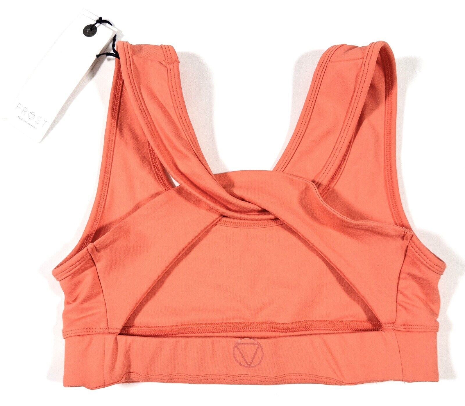 FROST Women's Sports Bra I Feel Twist Coral Size UK XS