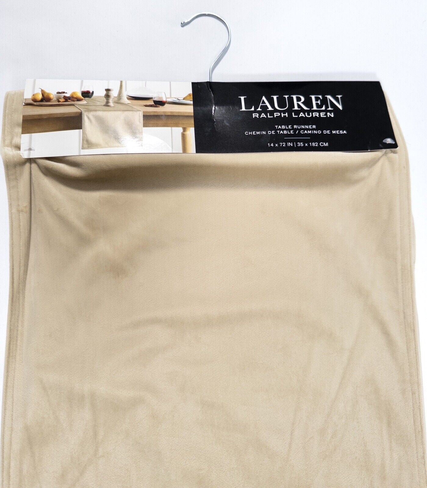 RALPH LAUREN TABLE RUNNER Light Gold