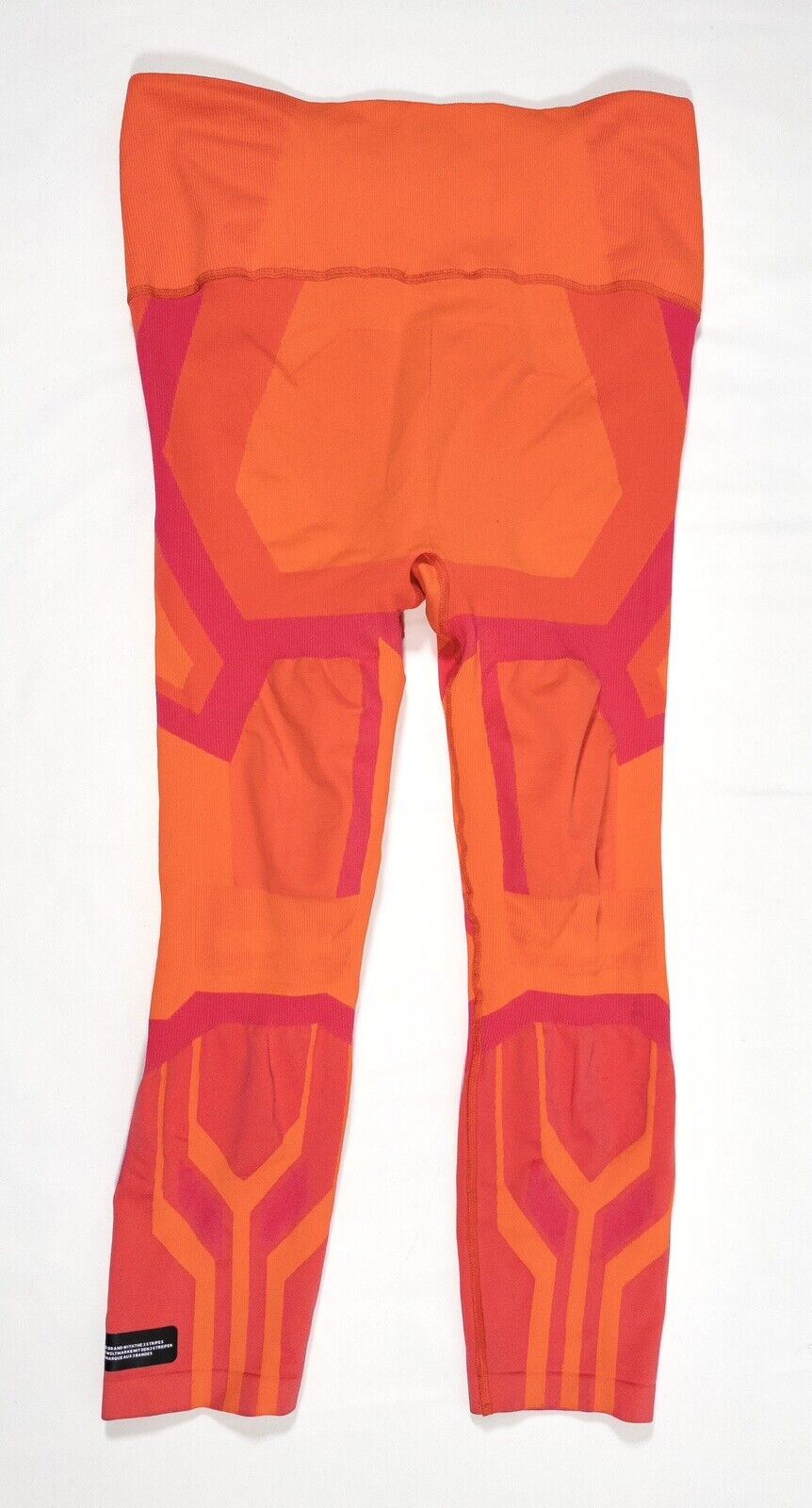 ADIDAS Women's Formotion Sculpt Leggings Training Orange Pink Size UK 32-34