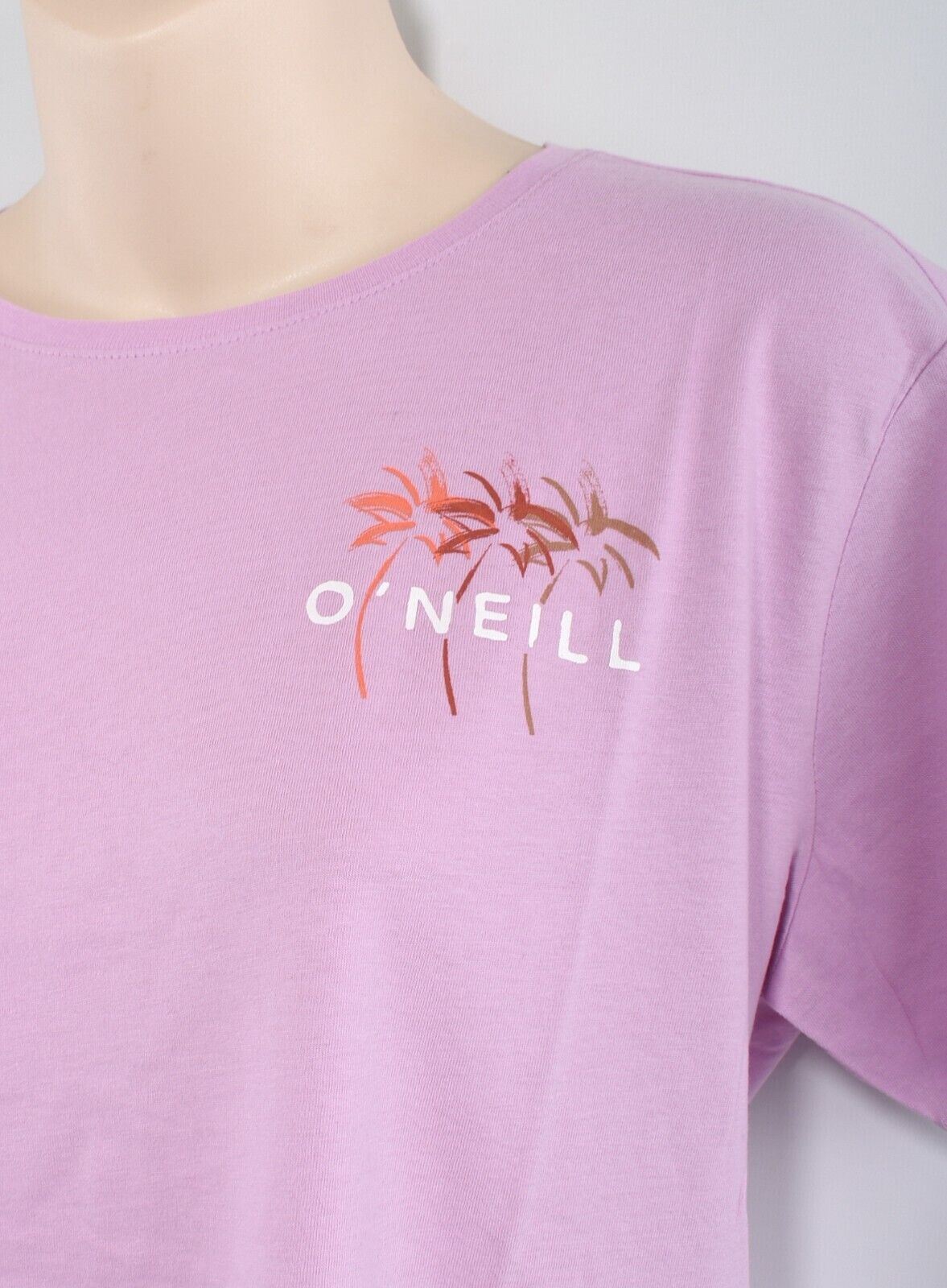 O'NEILL Womens DORAN Graphic Print T-shirt Tee, Marge Pink, size M /UK 12