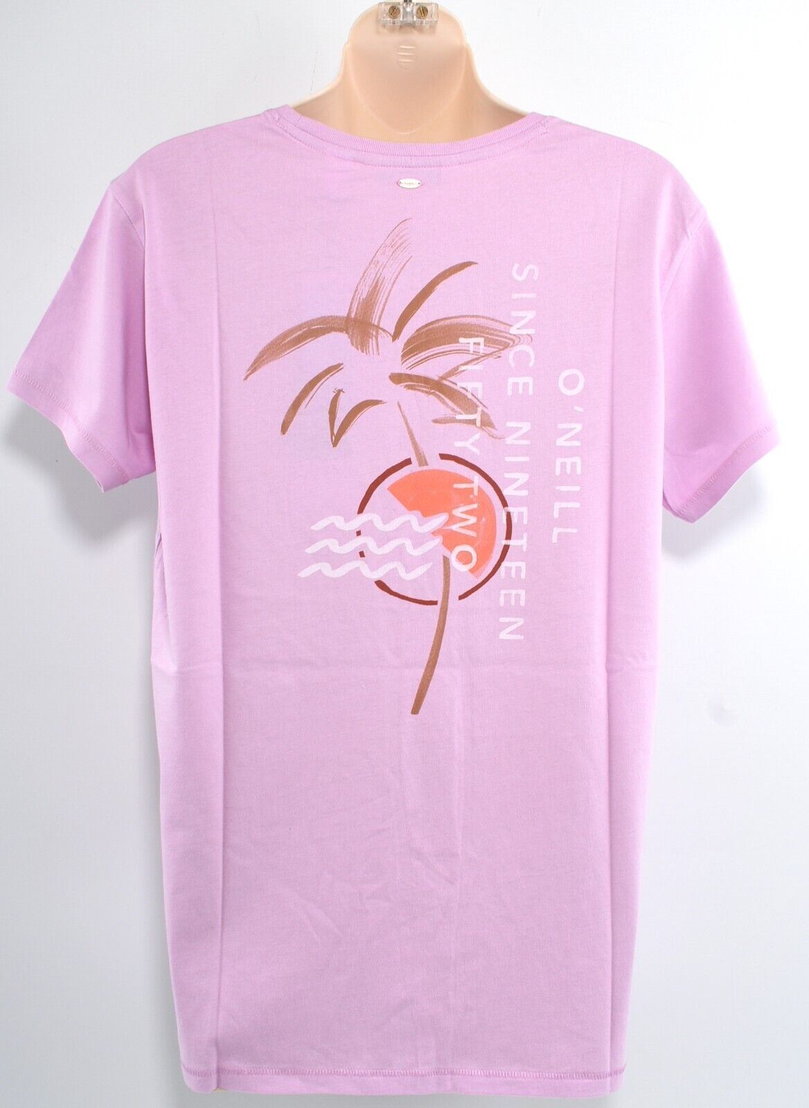 O'NEILL Womens DORAN Graphic Print T-shirt Tee, Marge Pink, size M /UK 12