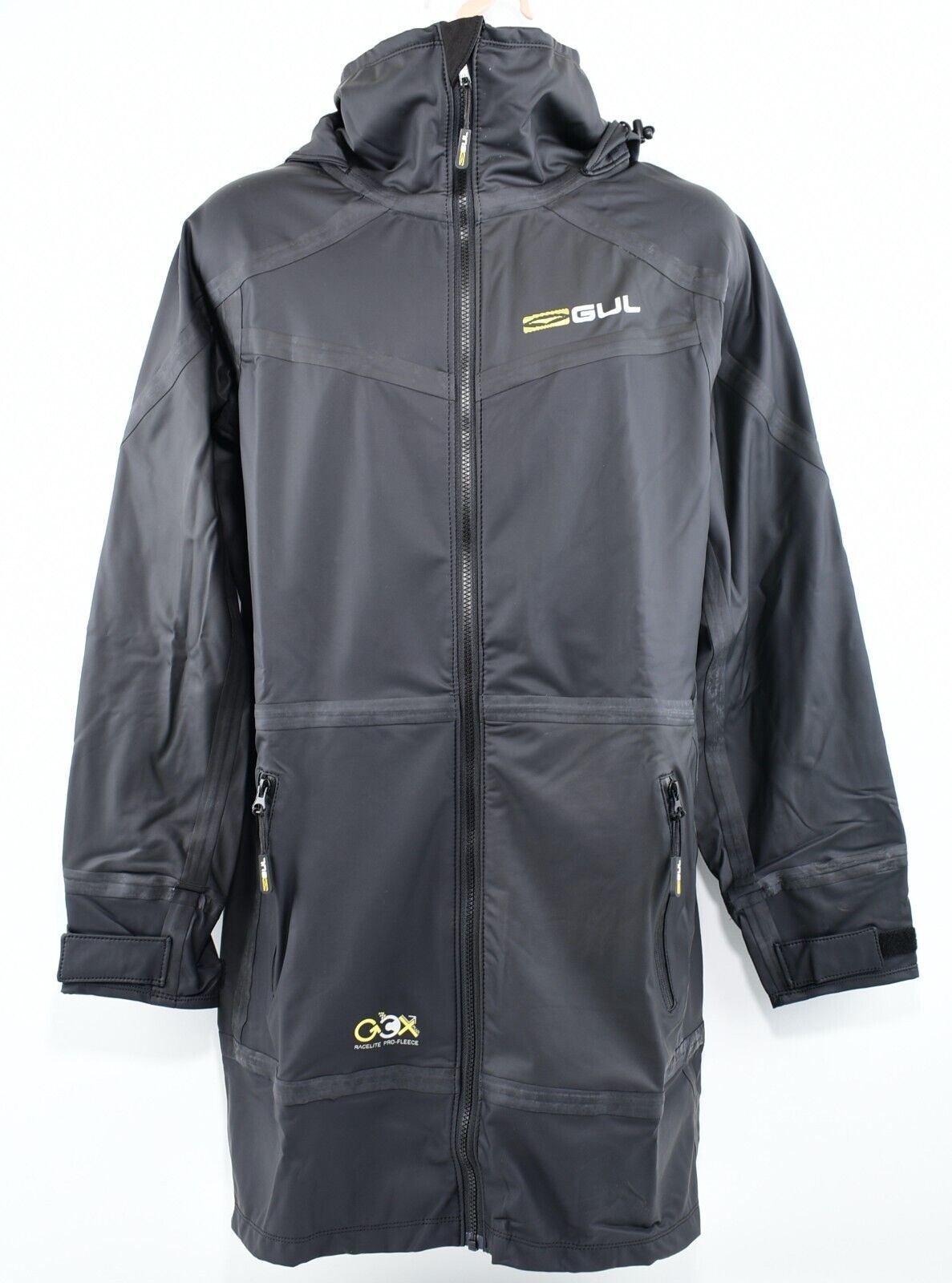 GUL Mens Racelite Pro Rigging Jacket, Black, size XS-S, for chest 32-38 in
