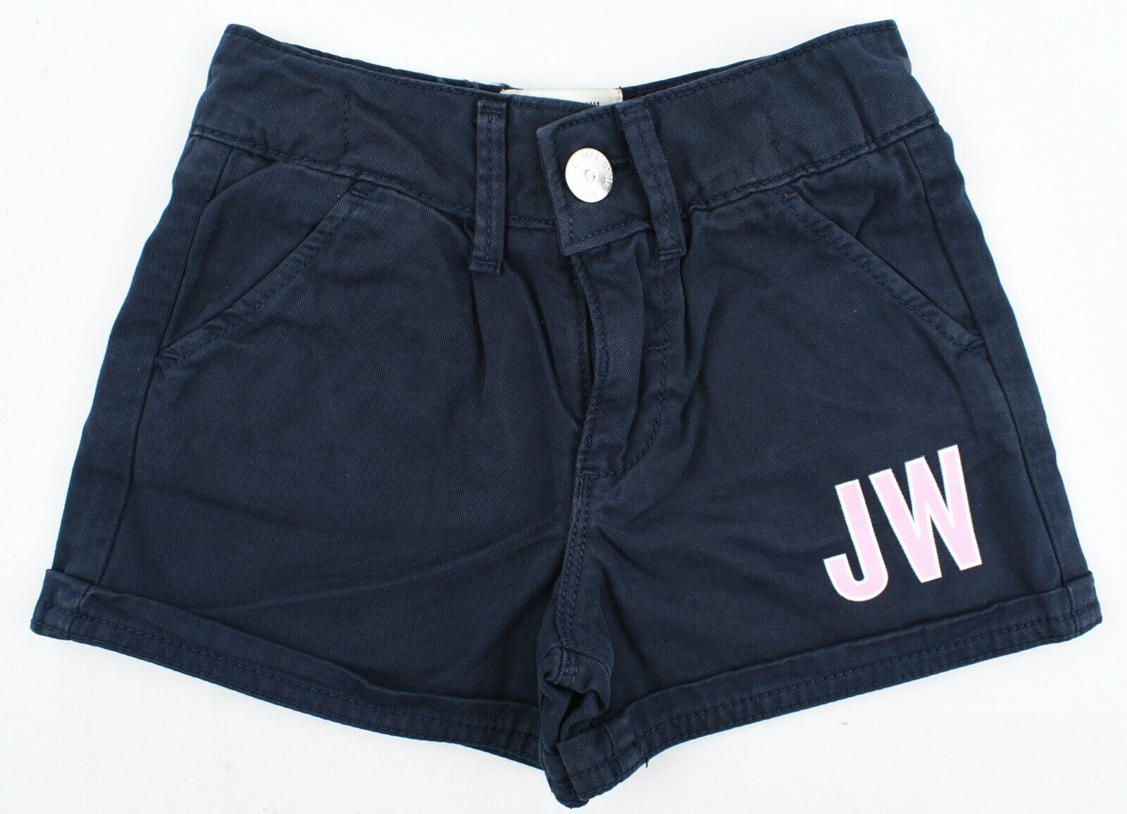 JACK WILLS Girls Kids Summer Shorts, Navy Blue, size 3-4 Years