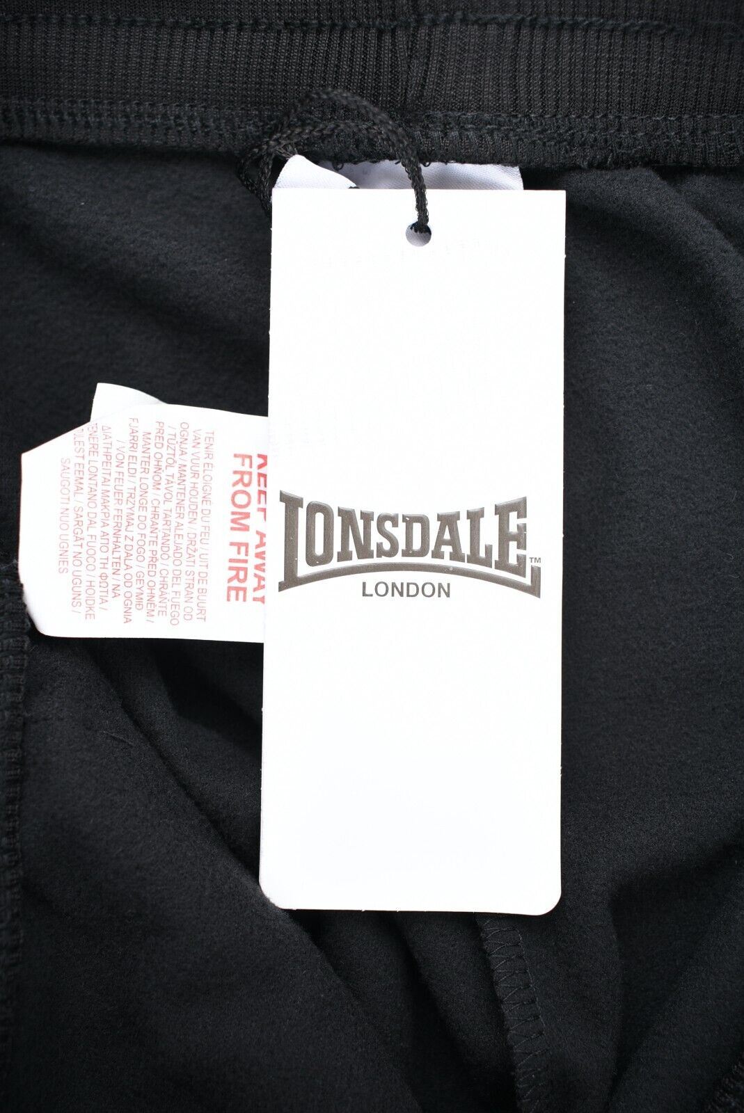 LONSDALE Girls Kids Track Pants, Joggers, Black/White, size 13 years