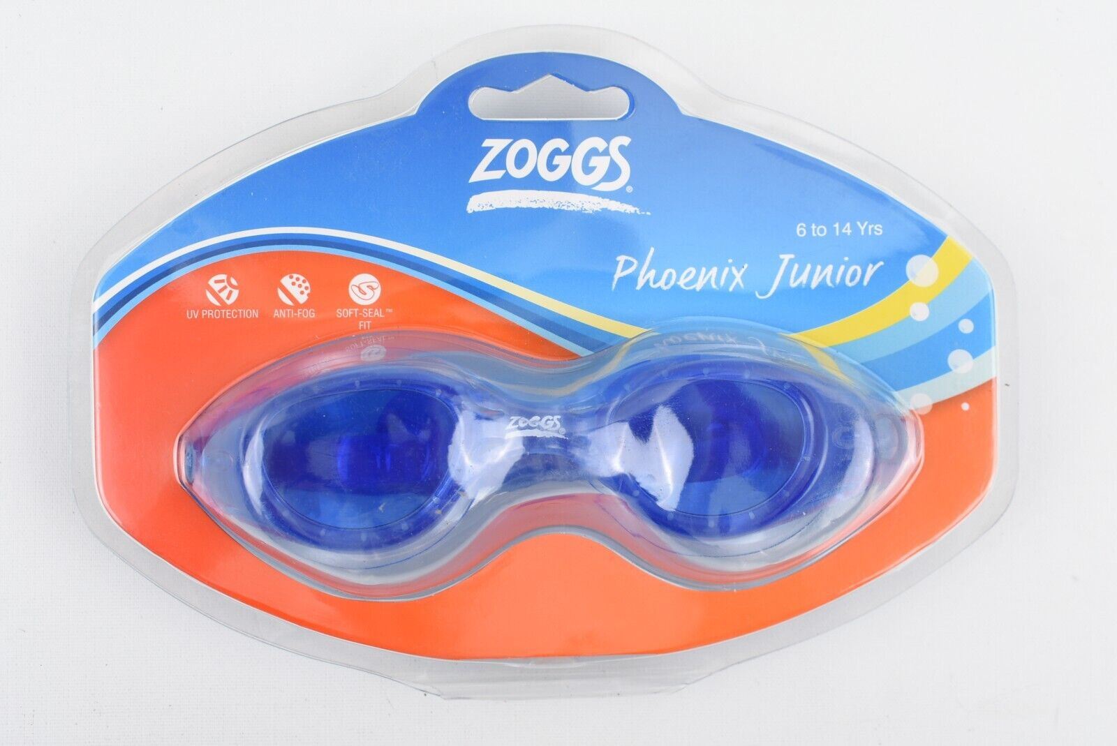 ZOGGS 382122 Phoenix Junior Kids Swimming Goggles, Blue, 6-14 years