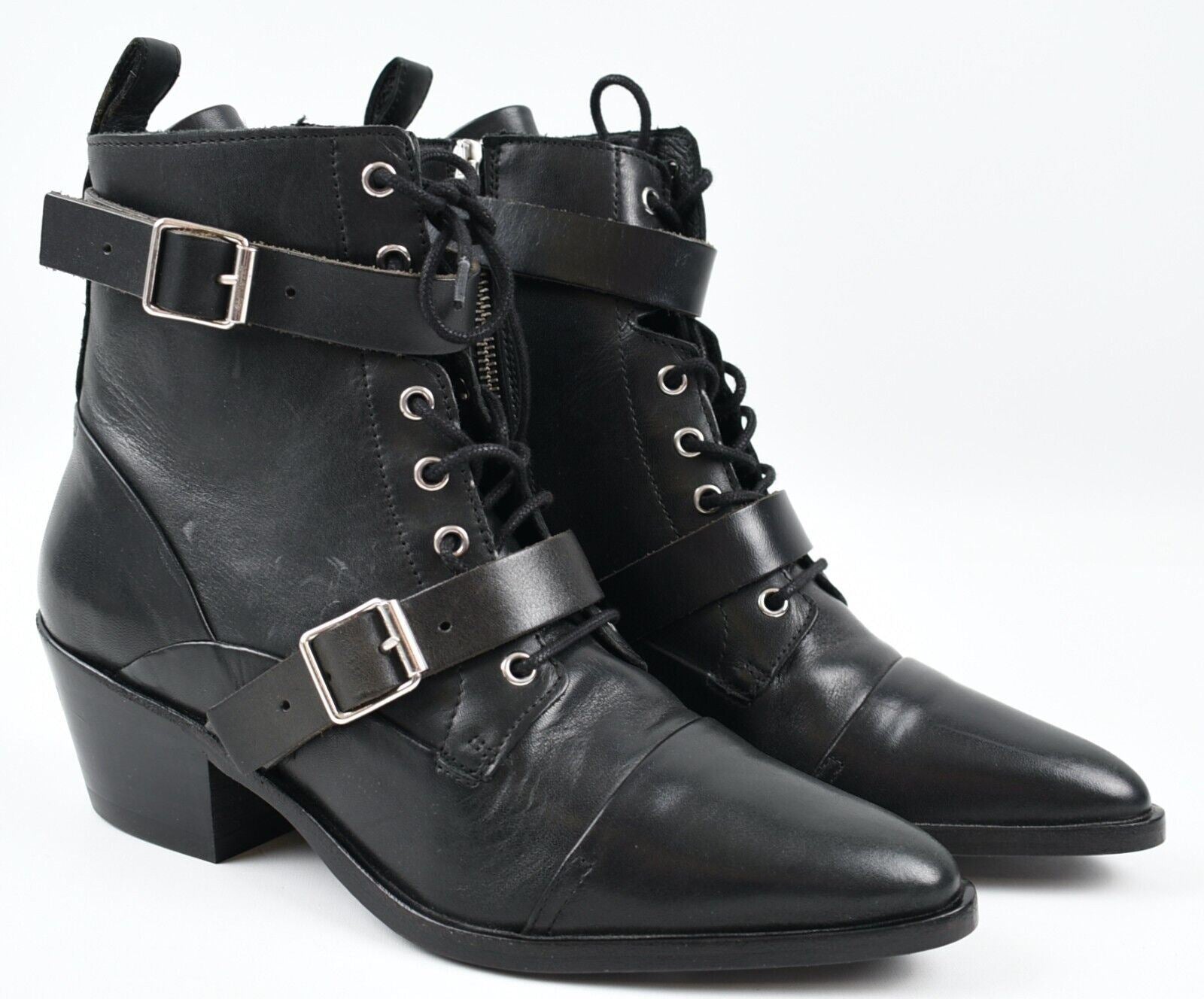 ALLSAINTS Women's LUCIE Genuine Leather Boots, UK 7 /EU 40 EX DISPLAY
