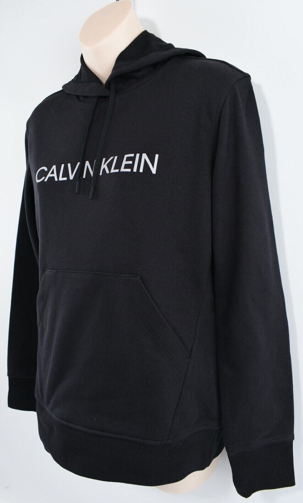 CALVIN KLEIN Performance Womens Hoodie, Hooded Sweatshirt, Black size S /UK 10