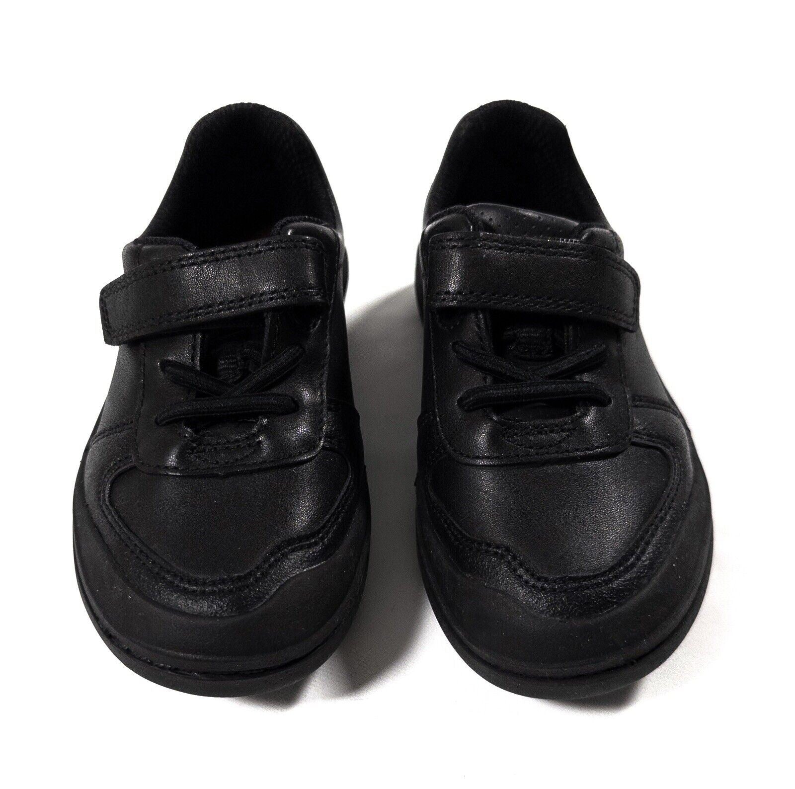 CLARKS Kids Boys Black School Shoes Trainers Size UK 7.5 H