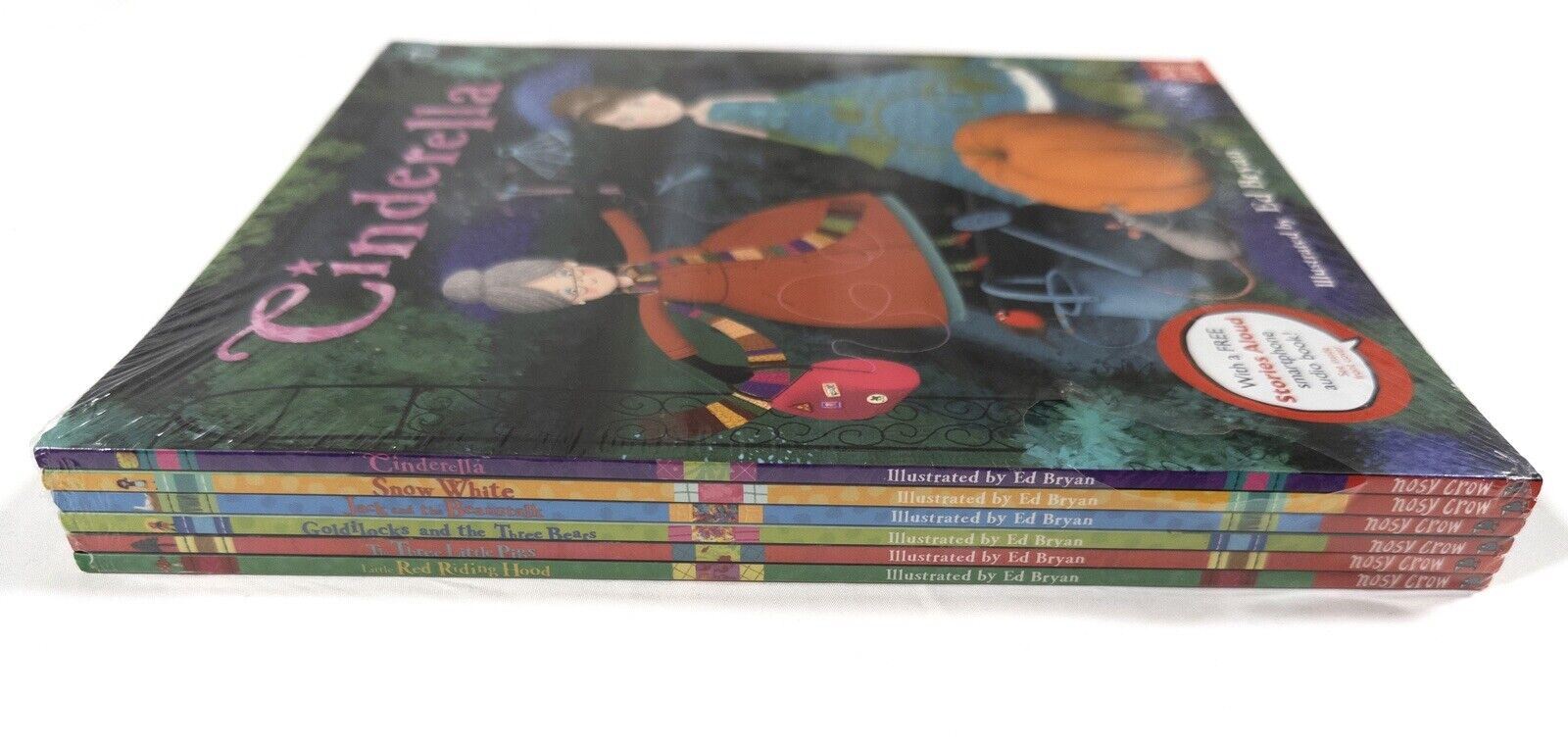 Children's Classic Fairy Tales 6 Books Collection Set Cinderella