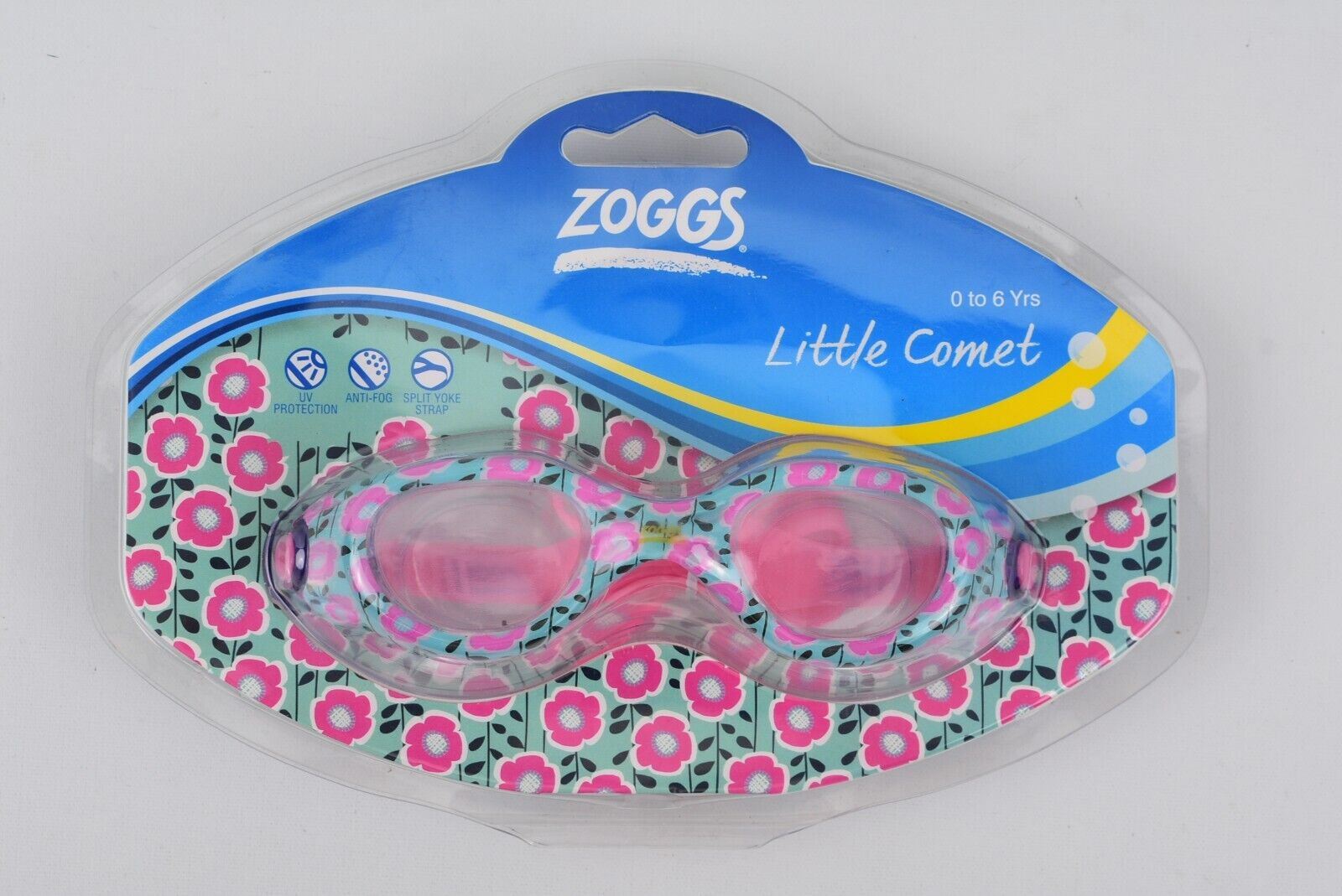 ZOGGS 308886 Little Comet Toddlers Kids Swimming Goggles, 0-6 years