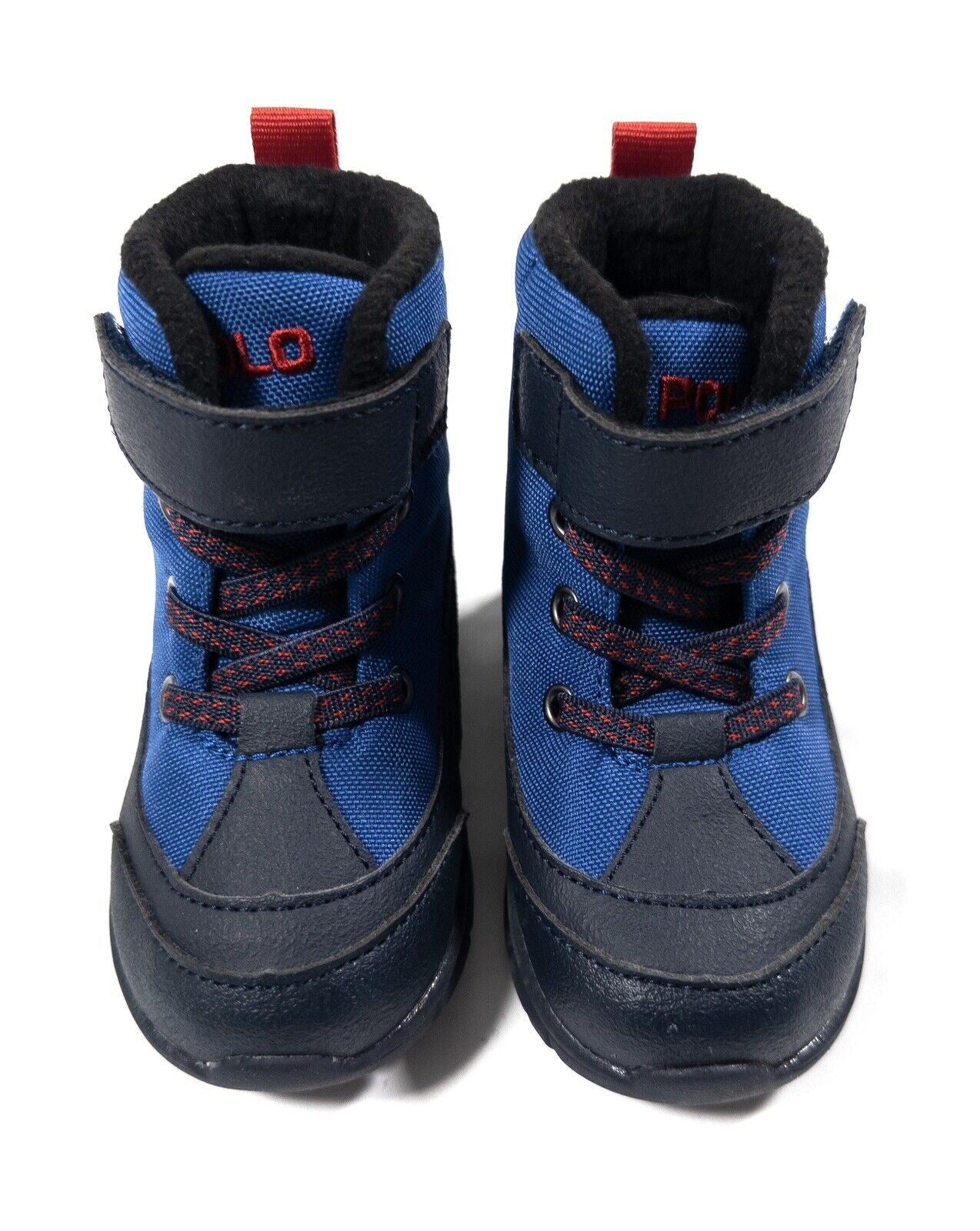 POLO RALPH LAUREN Infant Boys Blue High Top Winter Boots Size UK 4